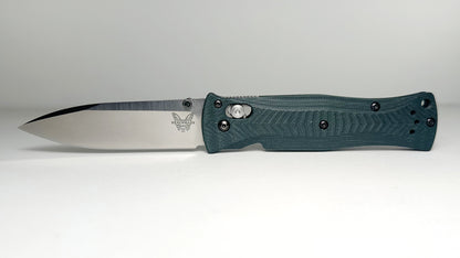 Benchmade Pardue 531-1501 Pre-Owned - Satin CPM-S30V Drop Point Blade & Forest Green G-10 Handle Scales - AXIS Bar-Lock Folder w/ Dual Studs -REI Exclusive | Made in USA